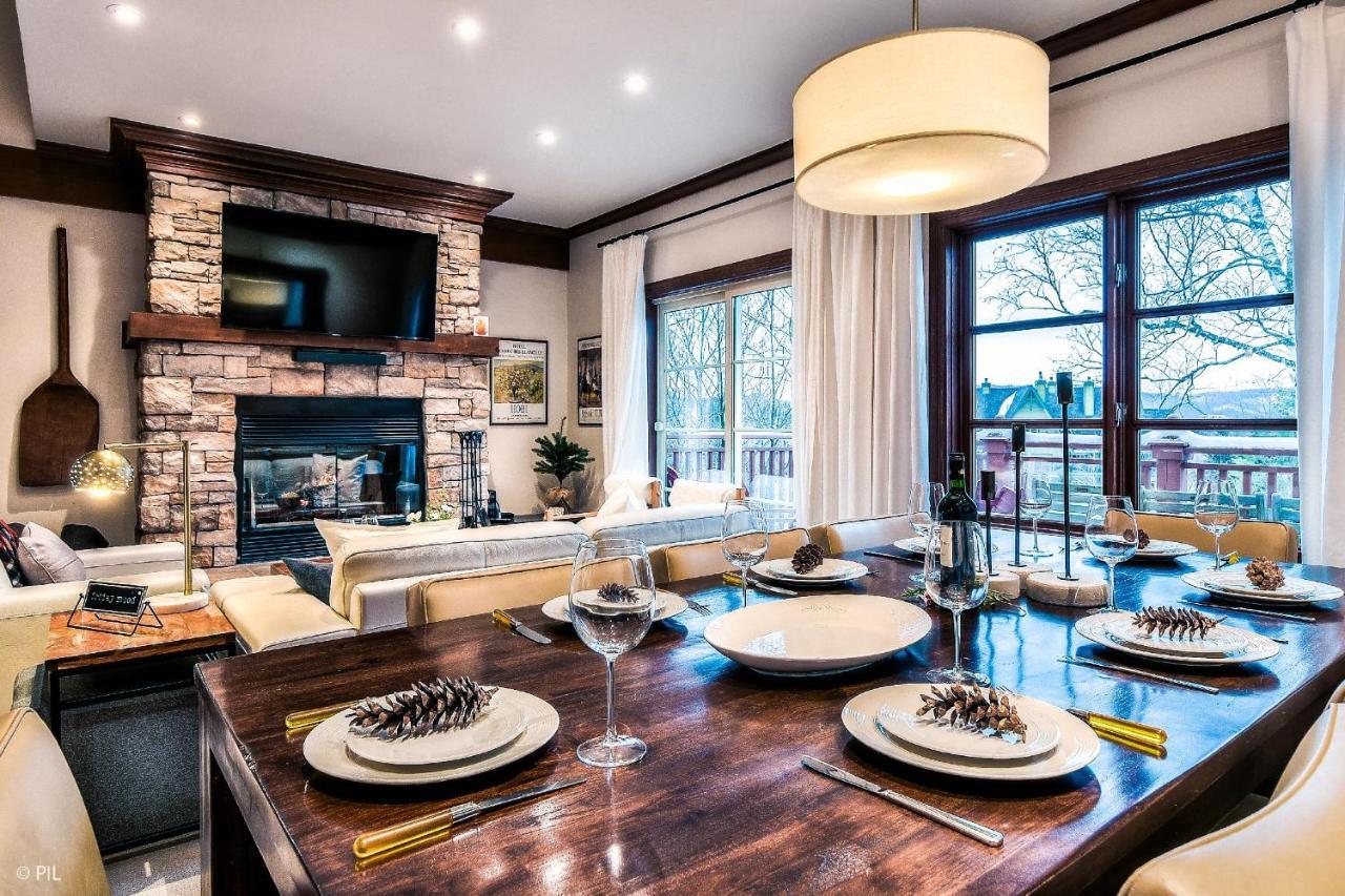 Le Plateau Ski Inout W 3Bdrs W Pool Access Mont-Tremblant Exteriér fotografie